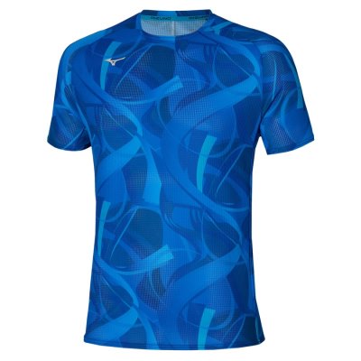 Camisa Mizuno Paris Dryaeroflow Hombre Azules - Chile M790BPSDRQ